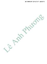 Đề cương ôn thi học kì II Vật lí lớp 7 - Lê Anh Phương